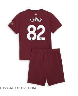 Günstige Manchester City Rico Lewis #82 3rd trikot Kinder 2024-25 Kurzarm (+ Kurze Hosen)